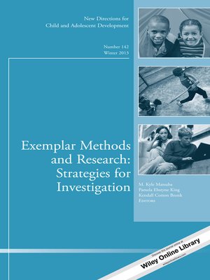 cover image of Exemplar Methods and Research